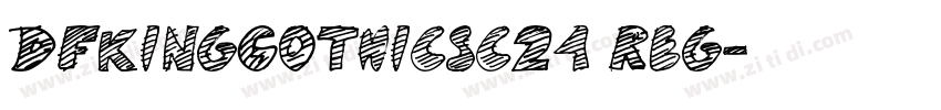 DFKingGothicsc24 Reg字体转换